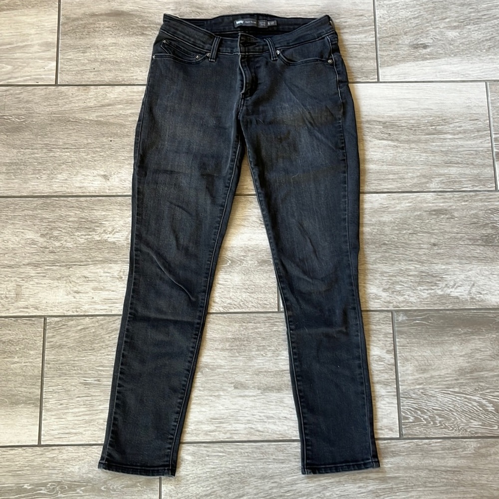 Black Levi Demi Curve Jeans
